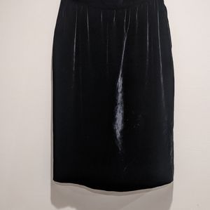 1980s Emmanuel Ungaro Parallele Green Velvet Dress with Keyhole Bust